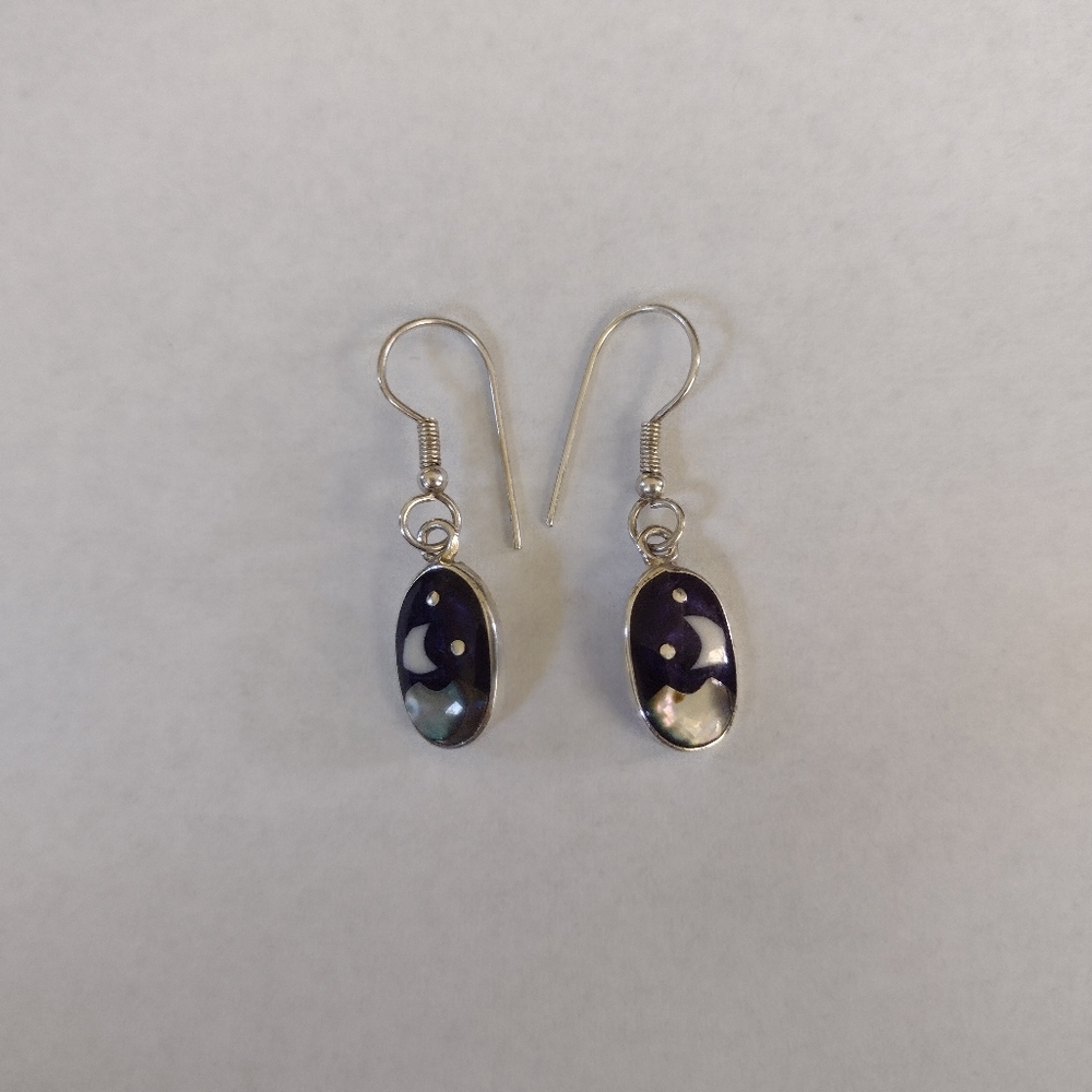 Moon Dangle Earrings